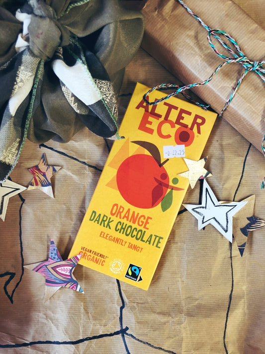 Alter Eco Fairtrade & Organic Orange Dark Chocolate 100g