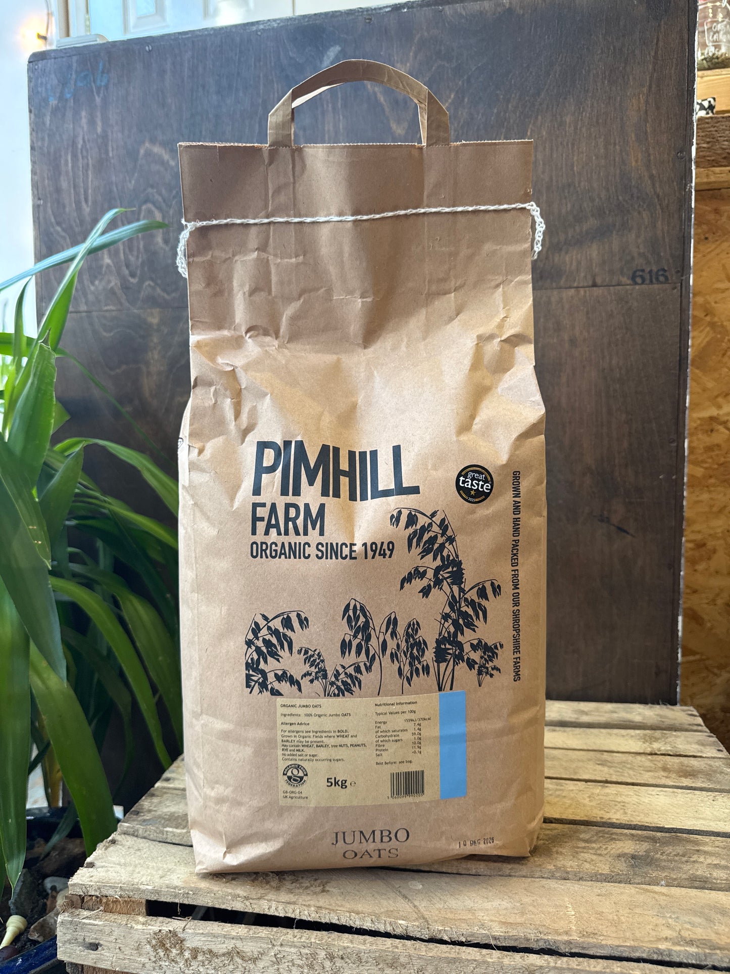 Pimhill Farm Organic Jumbo Oats 5kg